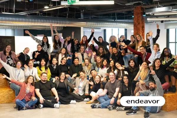 Endeavor photo + logo