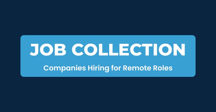 Job collection companies hiring for remote roles now