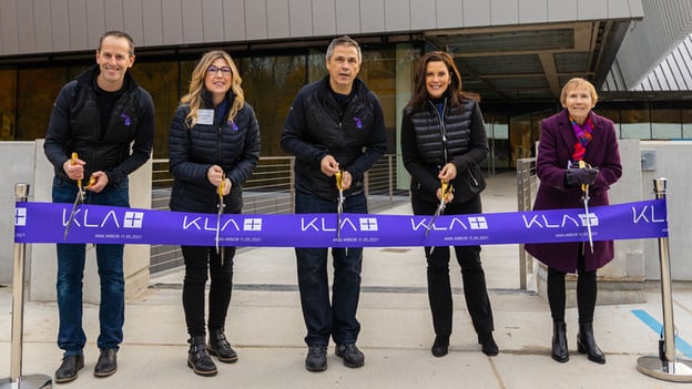 KLA ribbon cutting